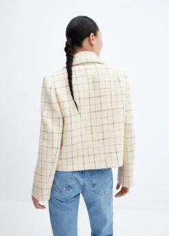 Veste Tweed à Carreaux -Tenues Basiques 57036026 05 R