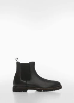 Chelsea Boots Cuir Semelle Track