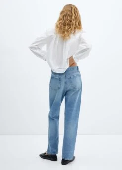 Blouse Coton Détails Ajourés -Tenues Basiques 57037118 01 R