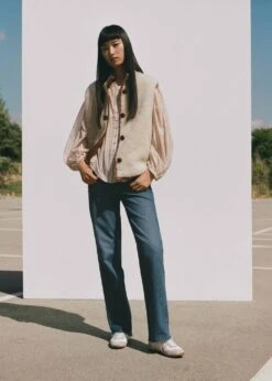 Gilet Réversible Imitation Mouton Retourné -Tenues Basiques 57037713 05 D6