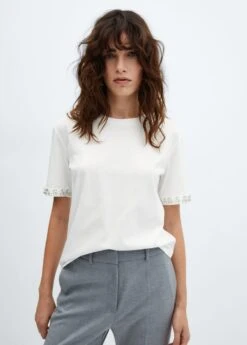 T-shirt Ornement Cristaux