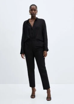 Chemise Semi-transparente Plumetis -Tenues Basiques 57038268 99 D3