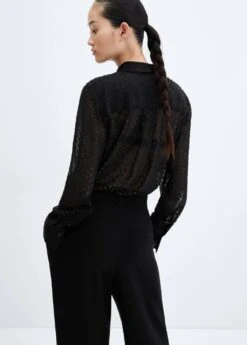 Chemise Semi-transparente Plumetis -Tenues Basiques 57038268 99 R