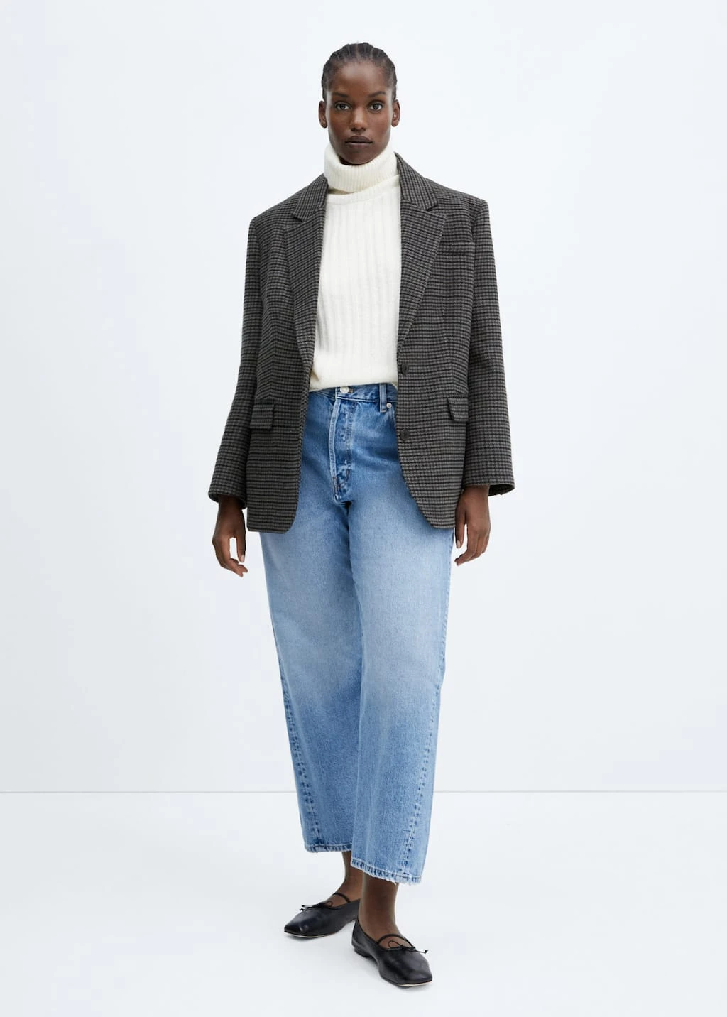 Veste Structurée Pied-de-poule 8 Veste Structurée Pied-de-poule – Image 6