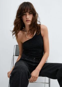 Body Asymétrique Encolure -Tenues Basiques 57039106 99 D2