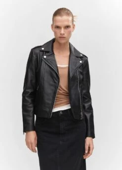 Blouson Biker En Cuir