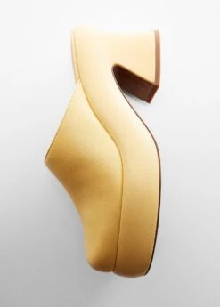 Sabots Cuir Talon Bloc -Tenues Basiques 57040031 12 D5