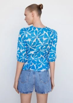 Blouse Croisée Nœud 11 Blouse Croisée Nœud -Tenues Basiques 57040214 52 R