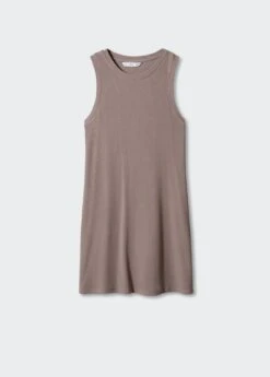 Robe Courte Maille -Tenues Basiques 57040302 35 B