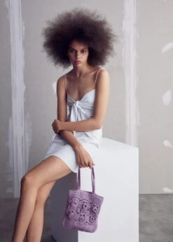 Mini Sac Crochet Fleurs