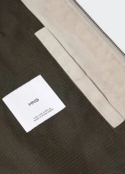 Blouson Bomber Imitation Daim -Tenues Basiques 57040555 08 D8