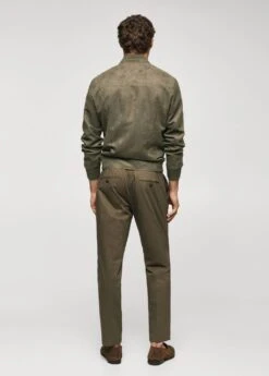 Blouson Bomber Imitation Daim -Tenues Basiques 57040555 37 R