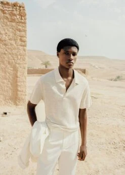 Polo Slim Fit 100 % Lin -Tenues Basiques 57040681 05 D5