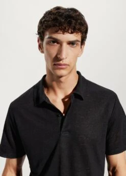 Polo Slim Fit 100 % Lin -Tenues Basiques 57040681 99 D1