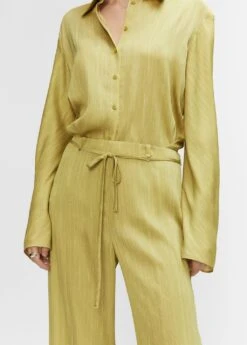 Pantalon Plissé Satiné -Tenues Basiques 57040699 14 D6