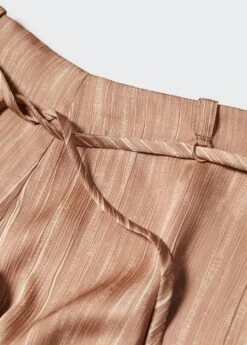 Pantalon Plissé Satiné -Tenues Basiques 57040699 30 D8