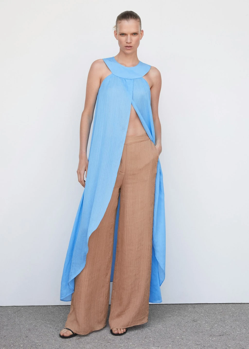 Robe Plissée Emmanchures Américaines 4 Robe Plissée Emmanchures Américaines – Image 2