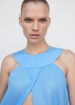 Robe Plissée Emmanchures Américaines 14 Robe Plissée Emmanchures Américaines -Tenues Basiques 57040721 52 D1