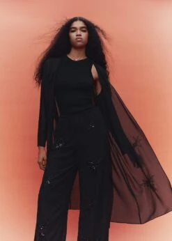 Caftan Détails Perlés -Tenues Basiques 57040729 99 D6