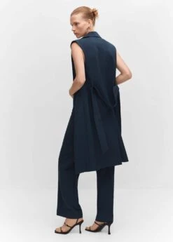 Gilet Long Nœud -Tenues Basiques 57040813 56 D2