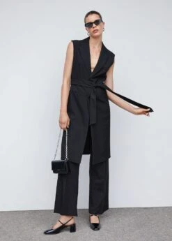 Gilet Long Nœud -Tenues Basiques 57040813 99 99999999 01