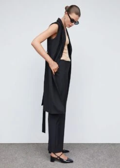 Gilet Long Nœud -Tenues Basiques 57040813 99 D2