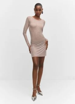 Robe Maille Filet Détail Cristal -Tenues Basiques 57041028 83 99999999 01