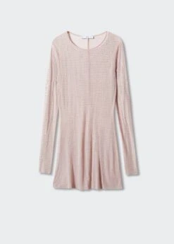 Robe Maille Filet Détail Cristal -Tenues Basiques 57041028 83 B