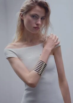 Maxi-bracelet Relief Ondulé