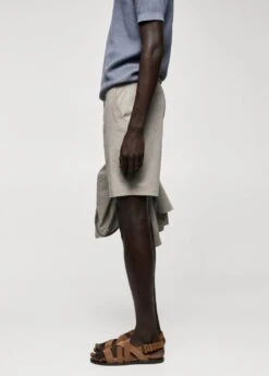 Bermuda Slim Fit Taille Réglable -Tenues Basiques 57042504 08 D2