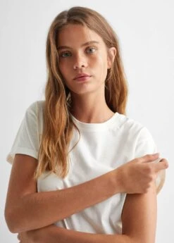 T-shirt Basique En Coton -Tenues Basiques 57042886 02 D1