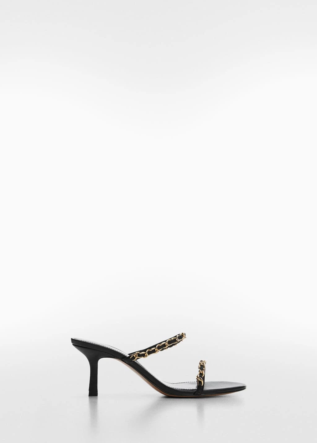 Sandales Talon Détail Chaîne 4 Sandales Talon Détail Chaîne – Image 2
