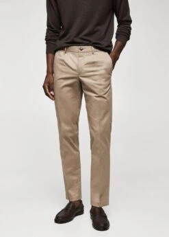 Chino Slim-fit Coton Pinces