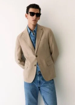 Veste Slim Fit Structurée Coton -Tenues Basiques 57044760 08 D5