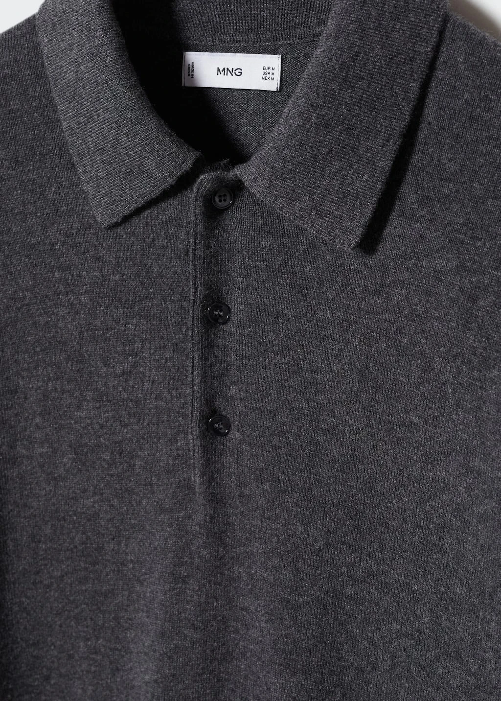 Polo Laine Manches Longues Chiné 15 Polo Laine Manches Longues Chiné – Image 13