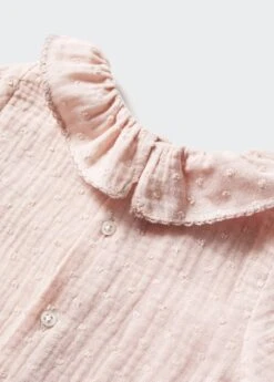 Blouse Coton Col Claudine 9 Blouse Coton Col Claudine -Tenues Basiques 57046315 85 D0