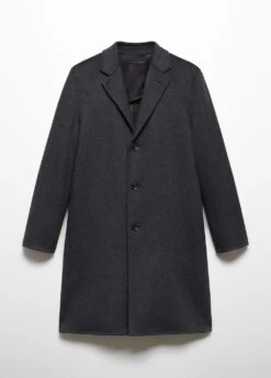 Manteau Fait Main Laine Recyclée -Tenues Basiques 57047705 92 B