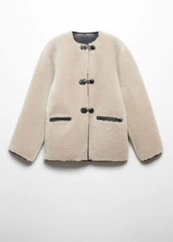 Manteau En Fausse Fourrure à Ornements -Tenues Basiques 57047713 05 B