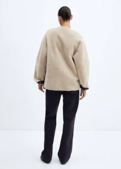 Manteau En Fausse Fourrure à Ornements -Tenues Basiques 57047713 05 R