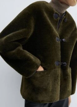 Manteau En Fausse Fourrure à Ornements -Tenues Basiques 57047713 37 D6