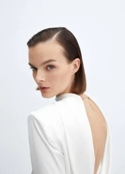 Blouse épaulettes Ouverte Dans Le Dos -Tenues Basiques 57049106 01 D1