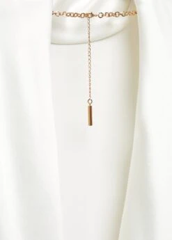 Blouse épaulettes Ouverte Dans Le Dos -Tenues Basiques 57049106 01 D8