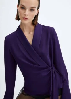 Blouse Cache-cœur Revers 34 Blouse Cache-cœur Revers -Tenues Basiques 57049108 56 D1