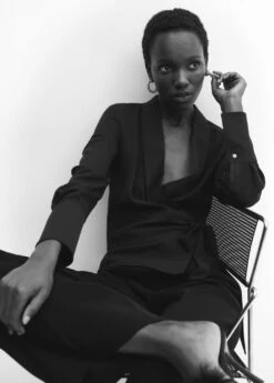 Blouse Cache-cœur Revers 24 Blouse Cache-cœur Revers -Tenues Basiques 57049108 99 D2