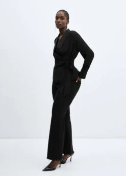 Blouse Cache-cœur Revers 25 Blouse Cache-cœur Revers -Tenues Basiques 57049108 99 D3