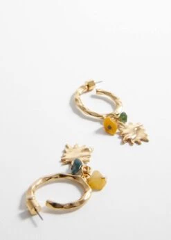 Créoles Pendentifs Combinés -Tenues Basiques 57050049 OR