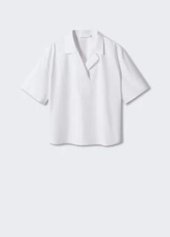 Chemise Coton Manches Courtes -Tenues Basiques 57050113 02 B