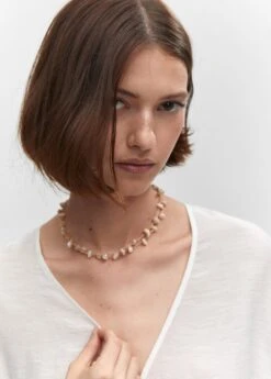 Blouse Manches Cloche Nœud -Tenues Basiques 57050213 05 D1