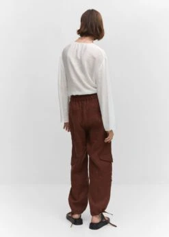 Blouse Manches Cloche Nœud -Tenues Basiques 57050213 05 R