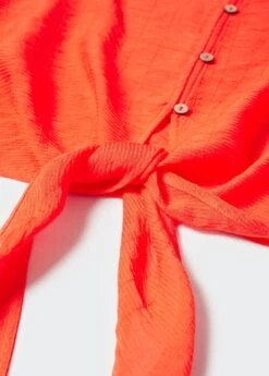 Blouse Manches Cloche Nœud -Tenues Basiques 57050213 87 D8